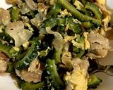 麺つゆで簡単！苦味軽減ゴーヤチャンプルー作り方9写真