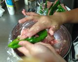 ジャンボしし唐の肉詰め作り方4写真