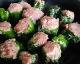 簡単タレでピーマンの肉詰め☆作り方6写真