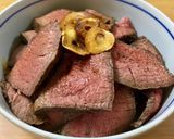 男飯 フライパンで簡単 ローストビーフ丼作り方14写真