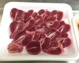 男飯 砂ずりとココロのニラ炒め 酒の肴作り方1写真
