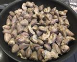 男飯 砂ずりとココロのニラ炒め 酒の肴作り方4写真