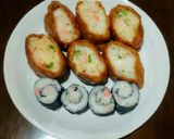 小海老と水菜の稲荷寿司作り方8写真