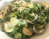 ペコロスと夏野菜のそうめんチャンプルー作り方7写真