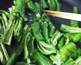 簡単！万願寺とうがらしの生姜醤油炒め作り方2写真