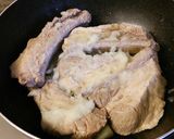 スペアリブ、ケチャップソース煮。作り方2写真