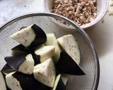 ナスと椎茸のミートソース風作り方1写真