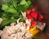 豚しゃぶとルッコラの冷製パスタ作り方1写真