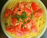 超簡単！切ってまぜるだけツナトマトパスタ作り方5写真