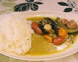旨ウマ♪夏にぴったりタイ風グリーンカレー作り方2写真