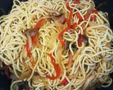 スペアリブソースで変わり麺作り方6写真