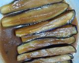 レンジで簡単♪艶々甘味噌茄子作り方4写真