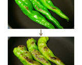 麺つゆだけ♪万願寺とうがらしの焼き浸し作り方1写真