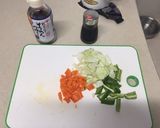 半熟たまごの焼うどん作り方1写真