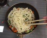 半熟たまごの焼うどん作り方3写真