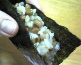 ☆私の定番朝ごはん☆納豆巻き風ご飯☆作り方3写真