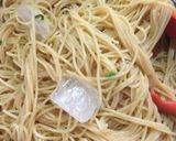 簡単 楽チンレシピ 海老の冷製パスタ作り方4写真