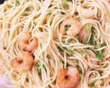 簡単 楽チンレシピ 海老の冷製パスタ作り方5写真