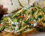 夏の常備菜☆オクラと茗荷のめんつゆ漬け作り方5写真