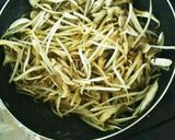 もやしと舞茸の節約炒め物作り方4写真