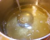 大葉の味噌汁♪作り方1写真