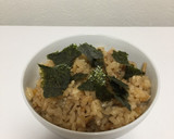 ごぼうサラダで簡単★鶏の炊き込みごはん作り方10写真