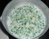 鶏ひき肉とねぎの塩スープそうめん作り方3写真