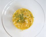 大葉チーズ玉子焼き作り方1写真