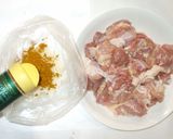 鶏もも肉のカレーチーズパン粉焼き♪簡単作り方4写真