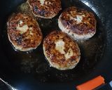 ワラサのチーズ入り照り焼きハンバーグ！作り方4写真