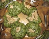 きれいな緑の☆よもぎ肉まん作り方16写真