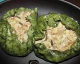 きれいな緑の☆よもぎ肉まん作り方18写真