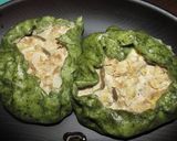 きれいな緑の☆よもぎ肉まん作り方18写真