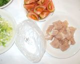 トマト鶏胸肉セロリのさっぱり炒め♪簡単作り方5写真