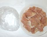 鶏のワサビ醤油タバスコ焼き♪簡単作り方3写真