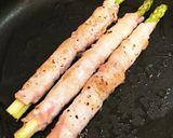 ＊アスパラ1本丸ごと肉巻き〜照り焼き味＊作り方3写真