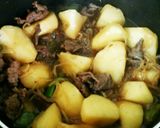 あまから肉じゃが(汁なし)作り方6写真