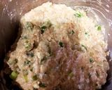 タレが食欲をそそる鶏肉と豆腐のハンバーグ作り方2写真