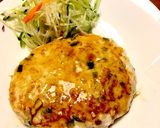 タレが食欲をそそる鶏肉と豆腐のハンバーグ作り方4写真
