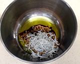 納豆としらすの和風パスタ作り方1写真