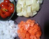 炊飯器でまとめて離乳食中期～後期蒸し野菜作り方4写真