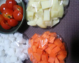炊飯器でまとめて離乳食中期～後期蒸し野菜作り方4写真