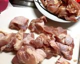 簡単美味しい！ズッキーニと鶏もも肉炒め作り方1写真