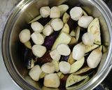 茄子と豆の煮たが作り方3写真