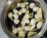 茄子と豆の煮たが作り方3写真