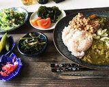 小松菜で ザク風夏カレー作り方7写真