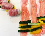 ゴーヤとパプリカの豚肉巻きサッパリ風味作り方3写真