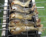 備長炭で炭火焼!!鮎の塩焼き作り方6写真