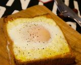 魚焼きグリルで耳カリ!卵乗っけトースト作り方8写真