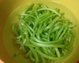 いものくき炒め作り方1写真